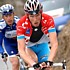Frank Schleck attackiert am Fusse der letzten Steigung w�hrend der 5. Etappe von Paris-Nice 2006